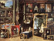 TENIERS, David the Younger, The Gallery of Archduke Leopold in Brussels xgh
